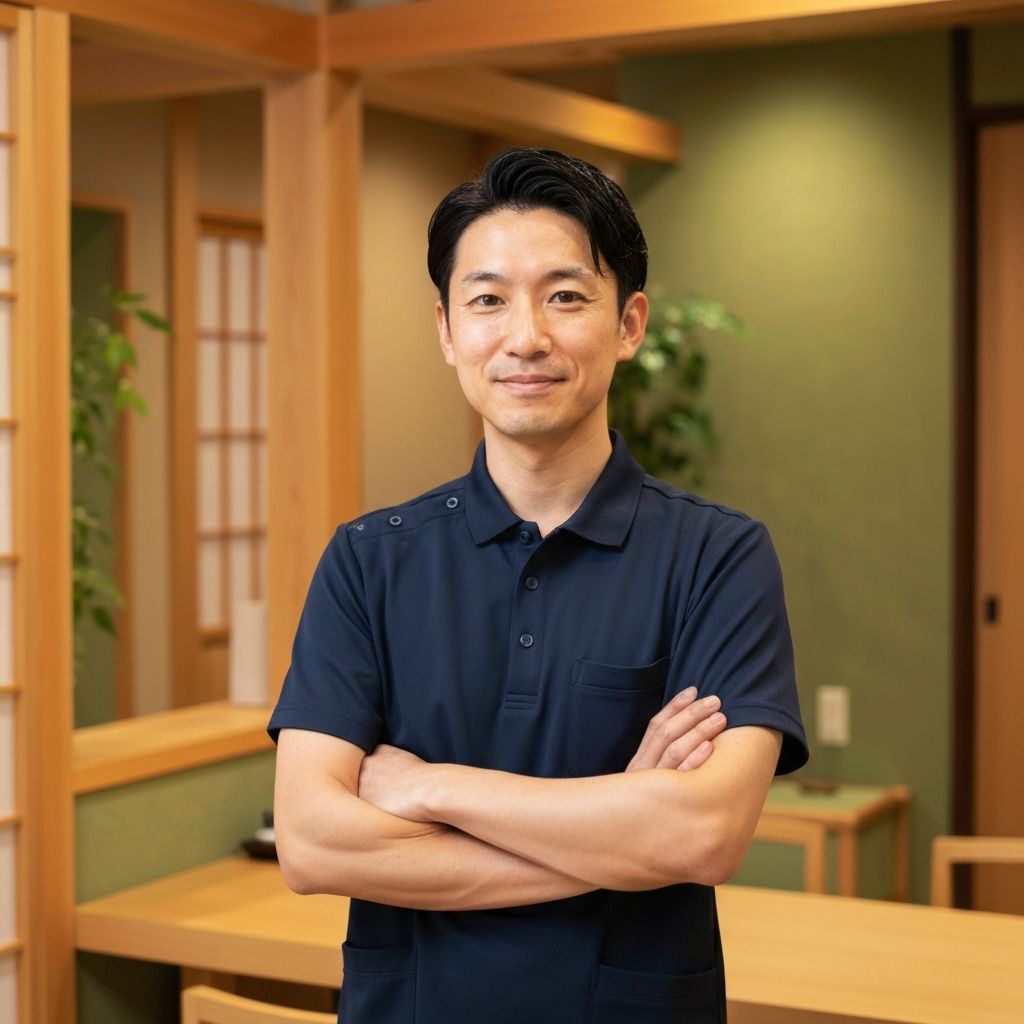 院長 山田太郎の施術風景